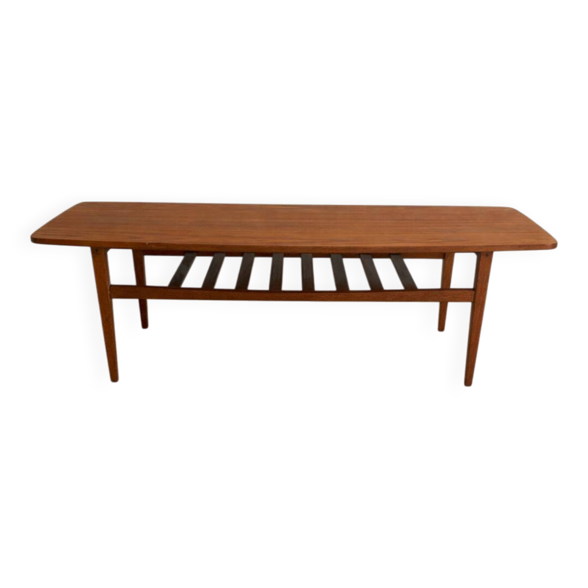Scandinavian coffee table in teak
