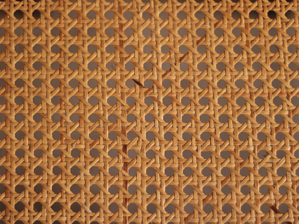 Curved wooden chair and tuna-