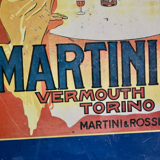 Ancien plateau de service martini années 70