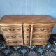 cherry wood commode in Louis XV style