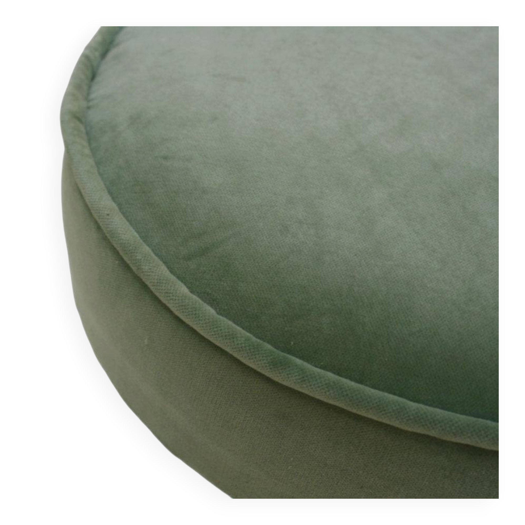 Midcentury Style Circular Brass and Cotton Velvet Italian Bar Stools