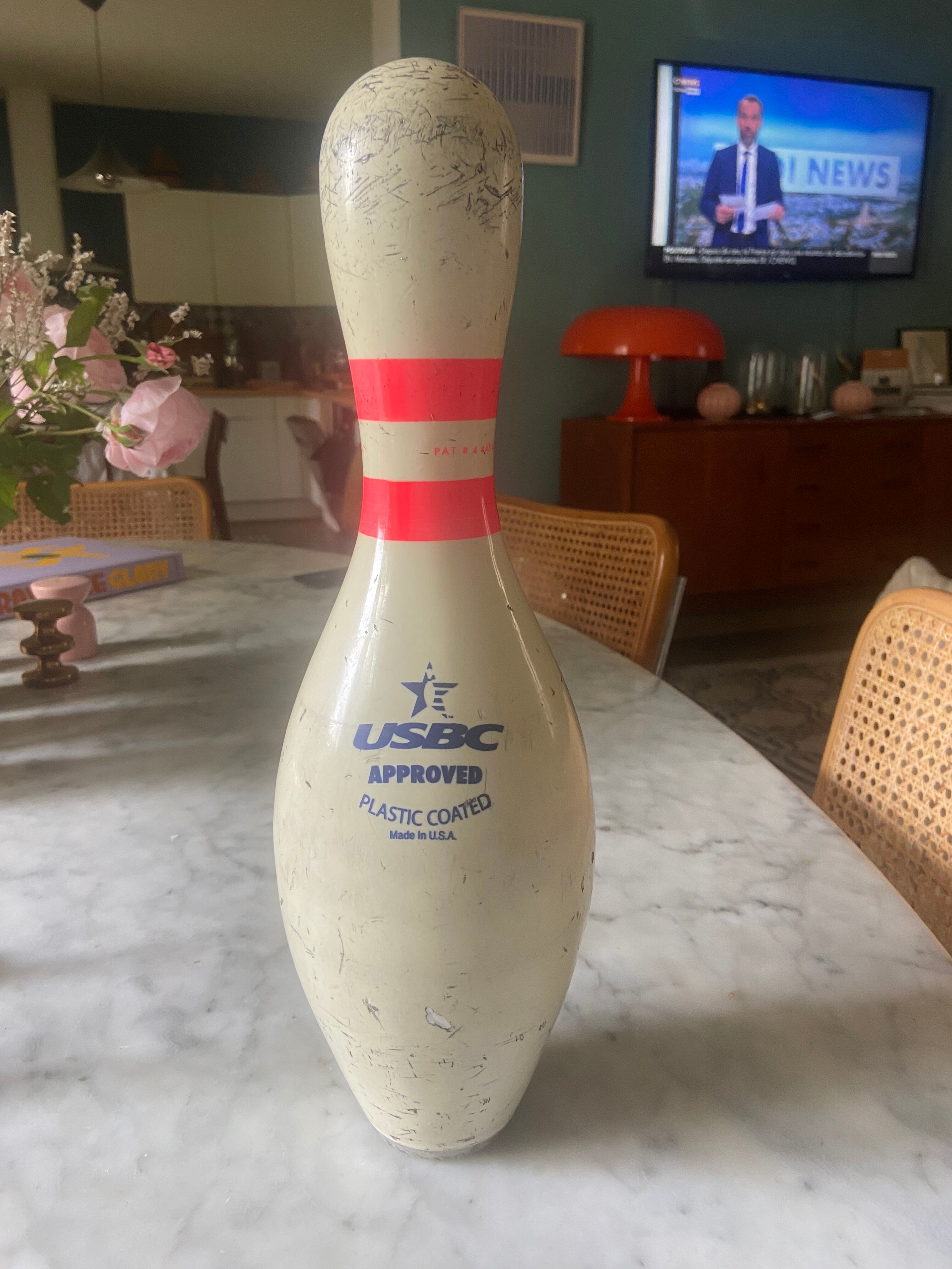 Vintage bowling keel made in USA