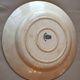 Round dish, opaque porcelain of Gien, provencal, blue bird