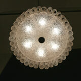 Ice Glass Chandelier from Doria Leuchten, 1960s
