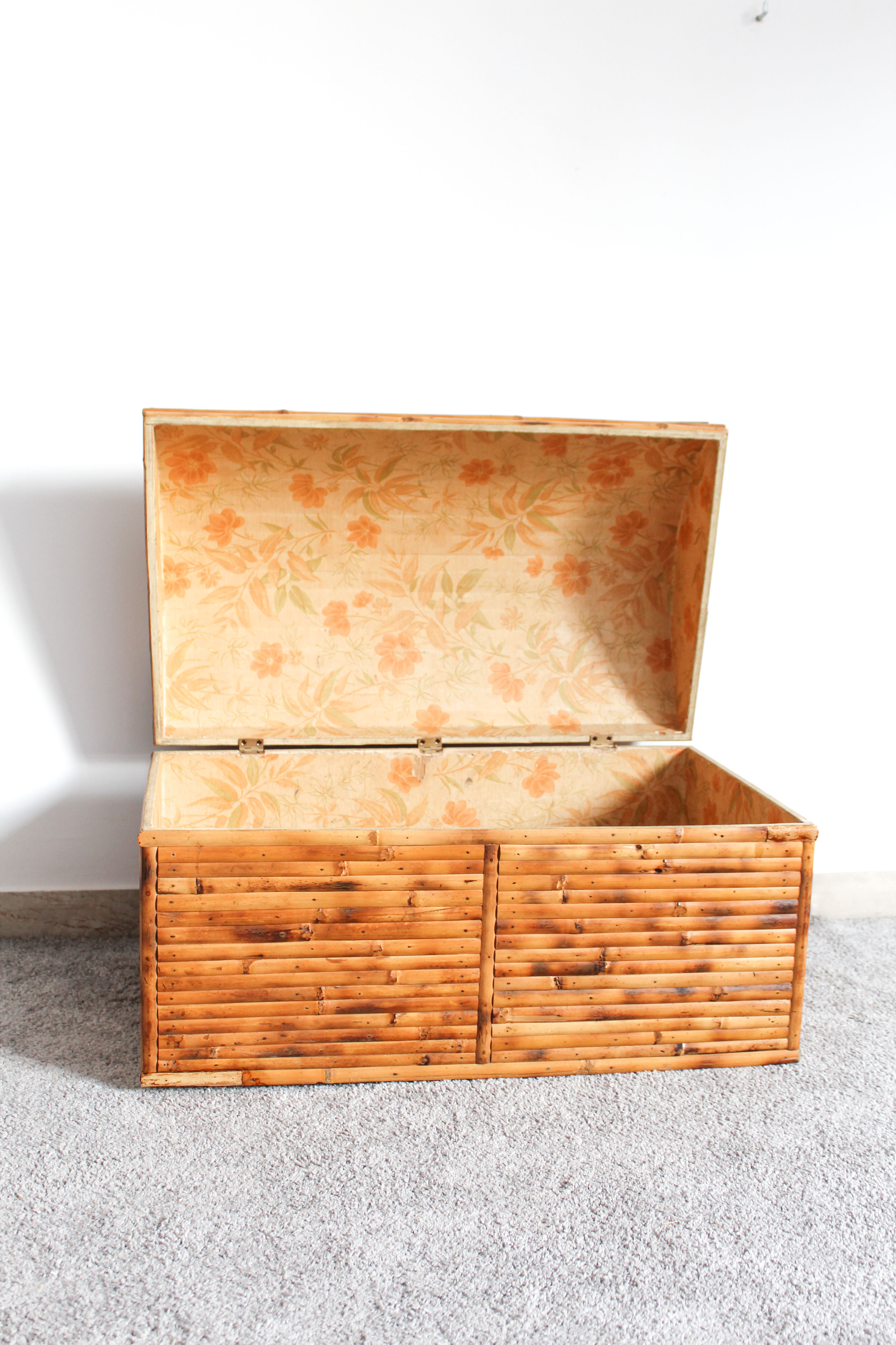 Bamboo trunk Italia 1970s
