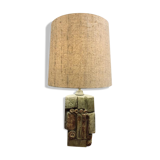 1960s Bernard Rooke Abstract Pottery Ceramic Table Lamp