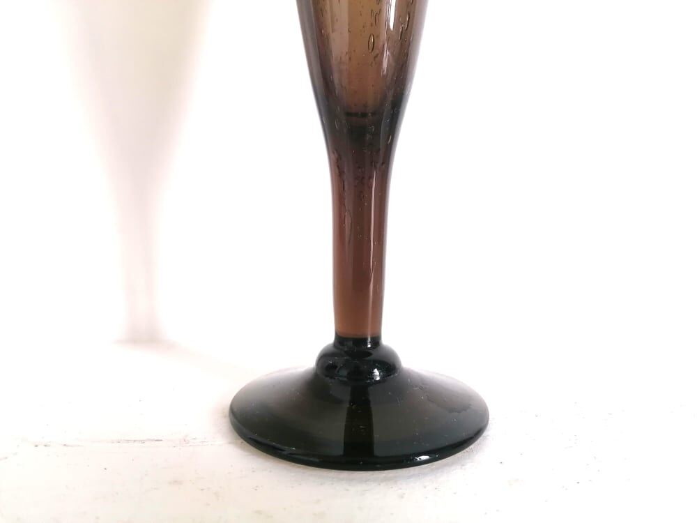 Chalice vase, Biot glassware circa 1960