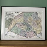 Map of Paris and its surroundings