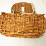 Former fisherman vintage wicker basket