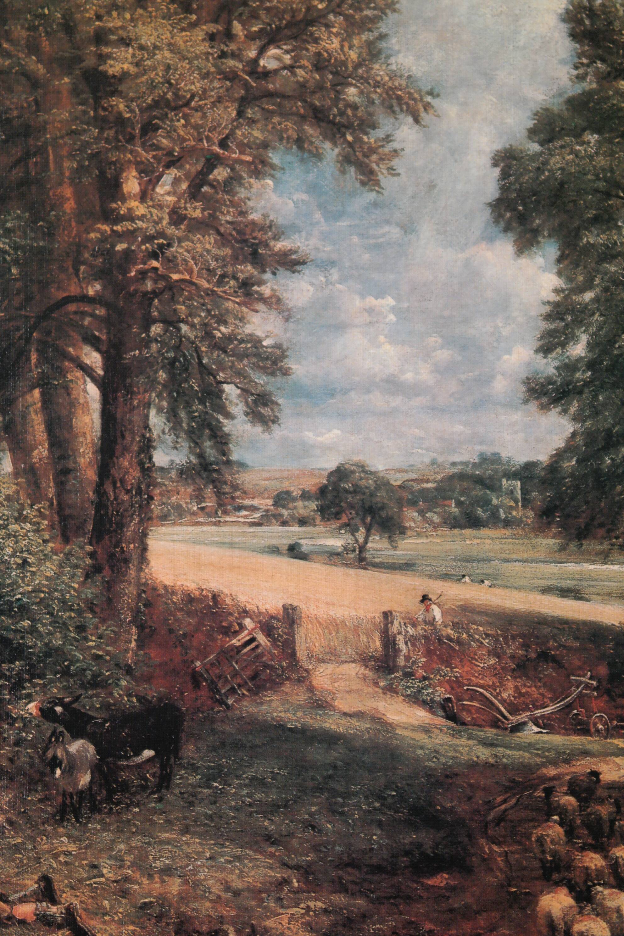 Painting old gilded frame campaign scene