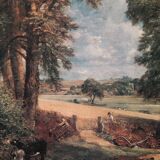 Painting old gilded frame campaign scene