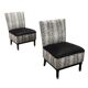 Vintage Jungle collection armchairs in velvet and foam, Italy 1950s-1960s.