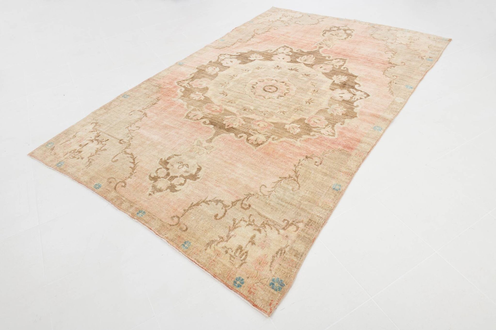 Brown & Beige Oriental Style Persian Rug, 198x308Cm