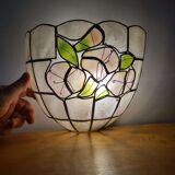 Art Deco mother-of-pearl wall lamp