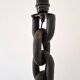 Brutalist lamp foot in boat chain links 1950