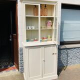 White patina glazed sideboard