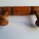Wooden wall coat rack 4 hooks