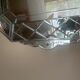 Venetian mirror with pareclose 19th / 20th century Height 80 cm