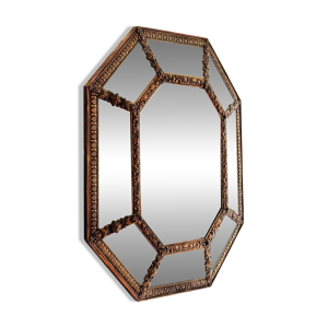 Grand miroir à parcloses - octogonal