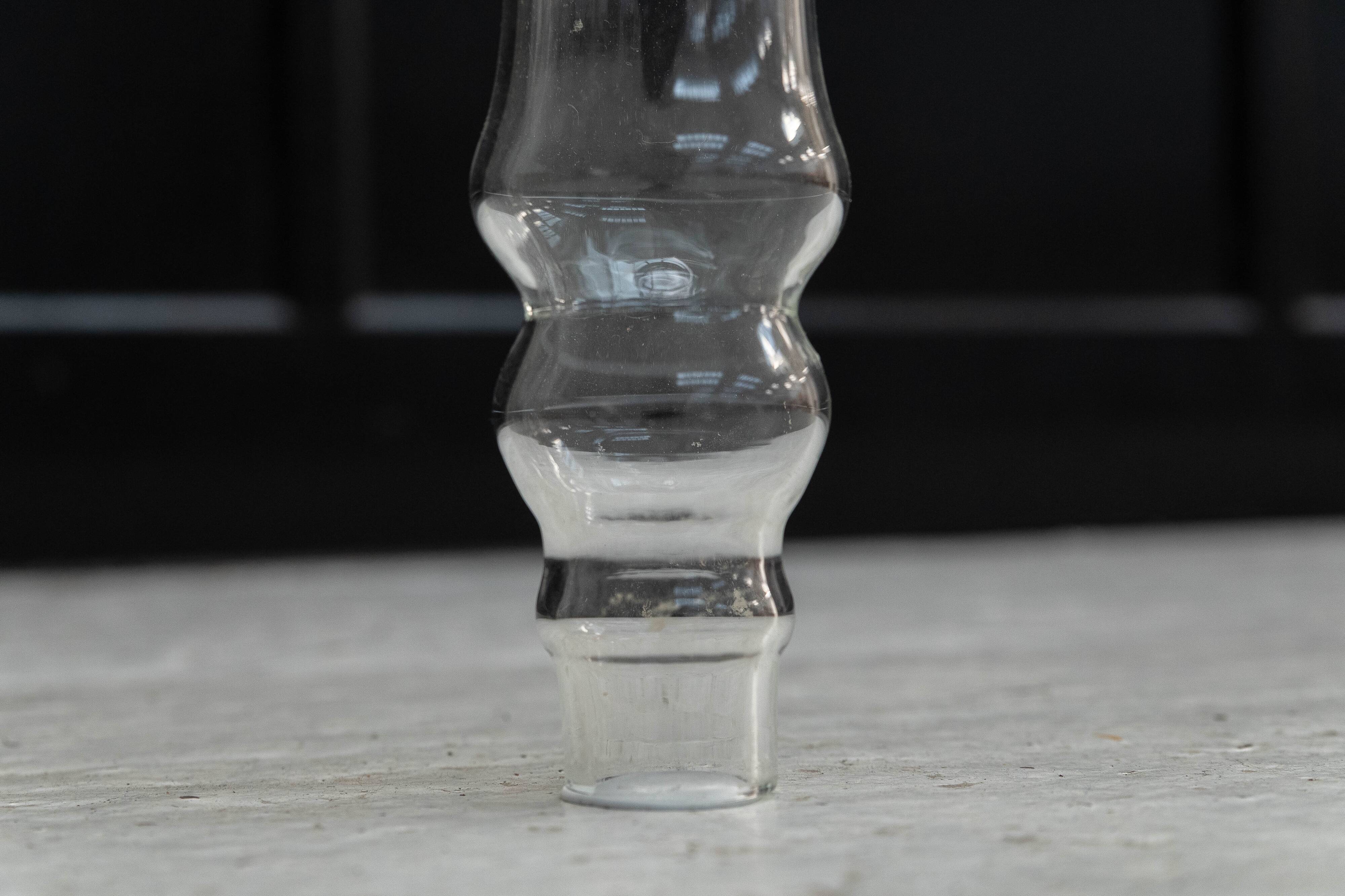 Table à manger en verre par Piero Lissoni pour Glas Italia, années 1970