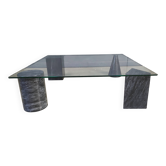 Vintage Italian marble coffee table, 1970s