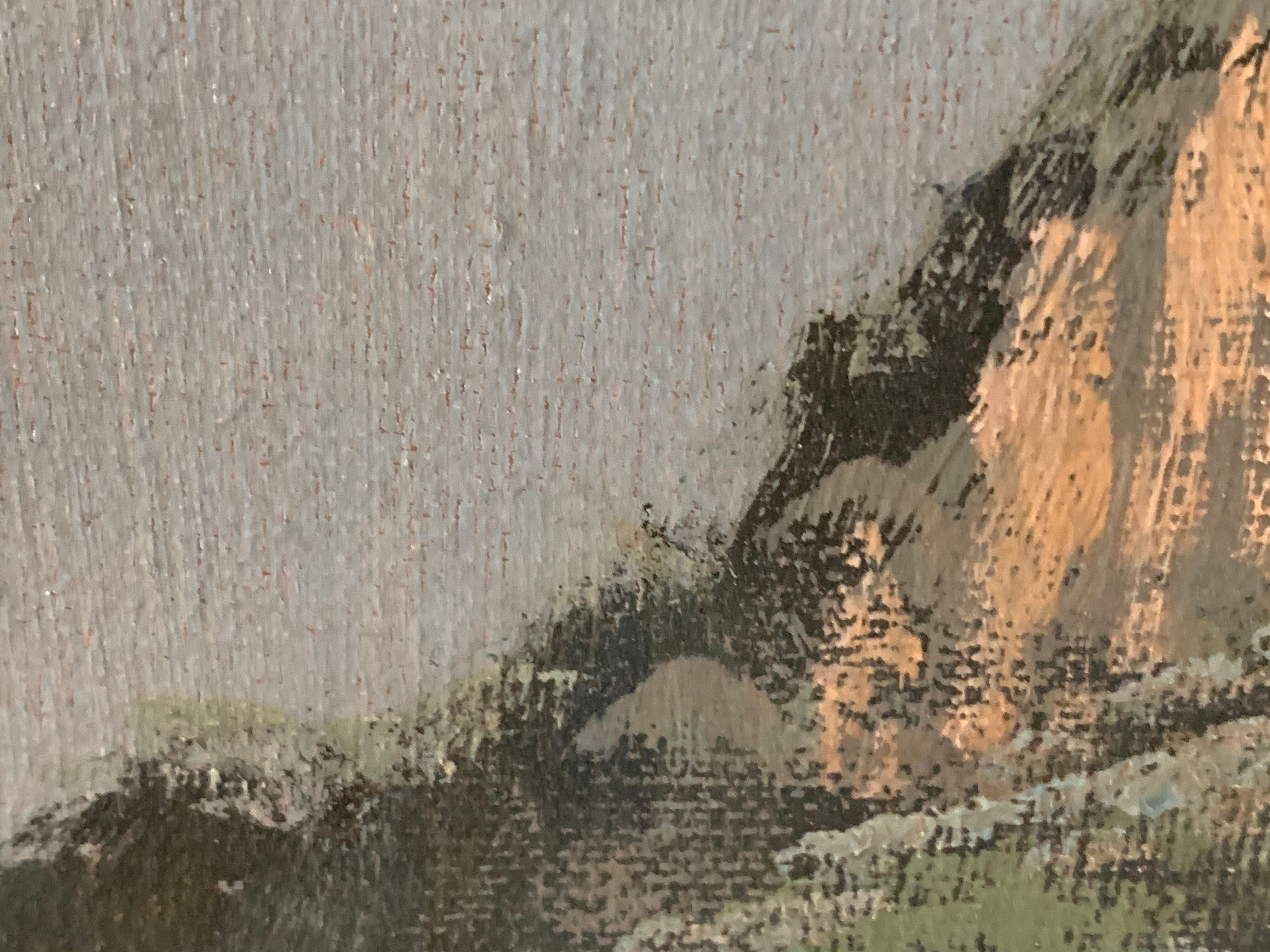 Mountain landscape painting