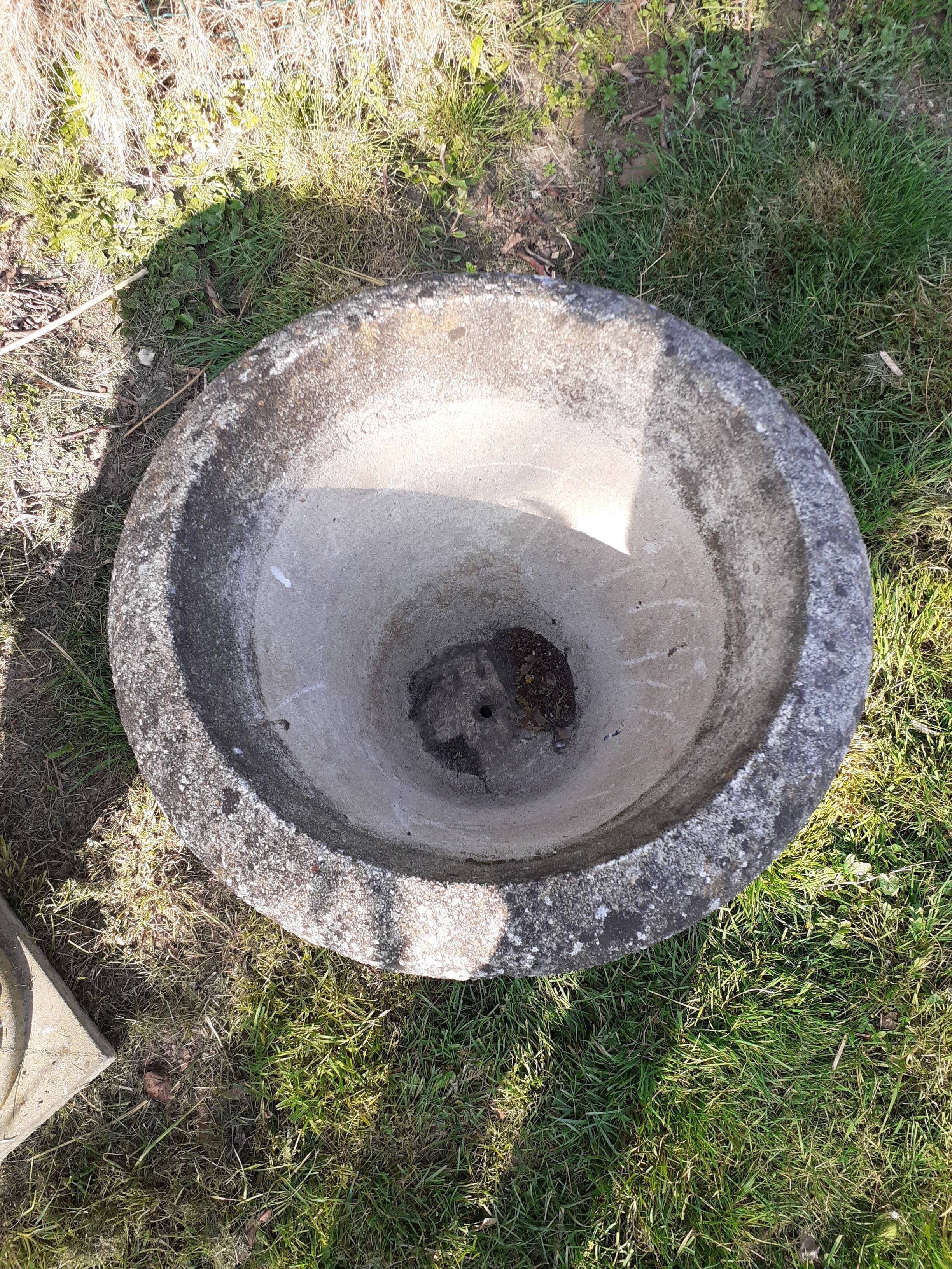 Pair of medieval stone planters