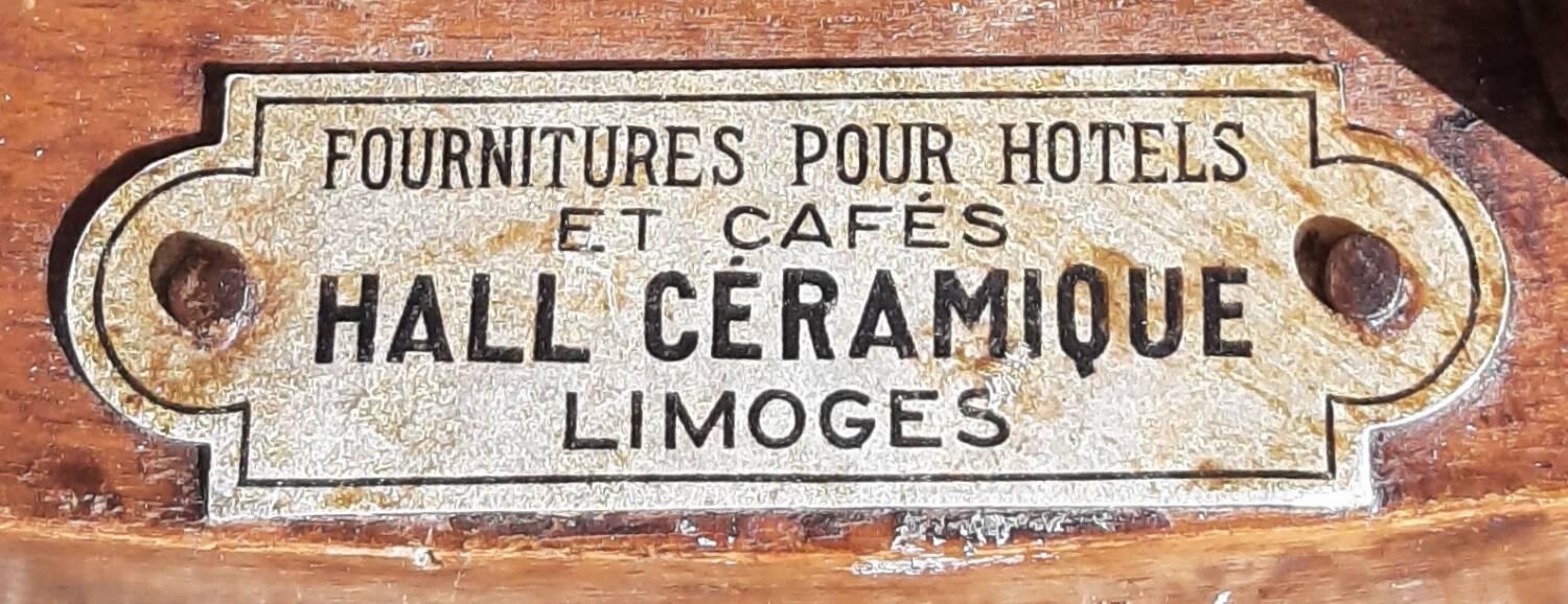 Tabouret de bar en bois courbé (style Thonet)