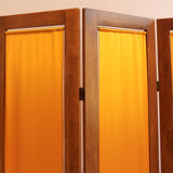 Wooden and silk screen