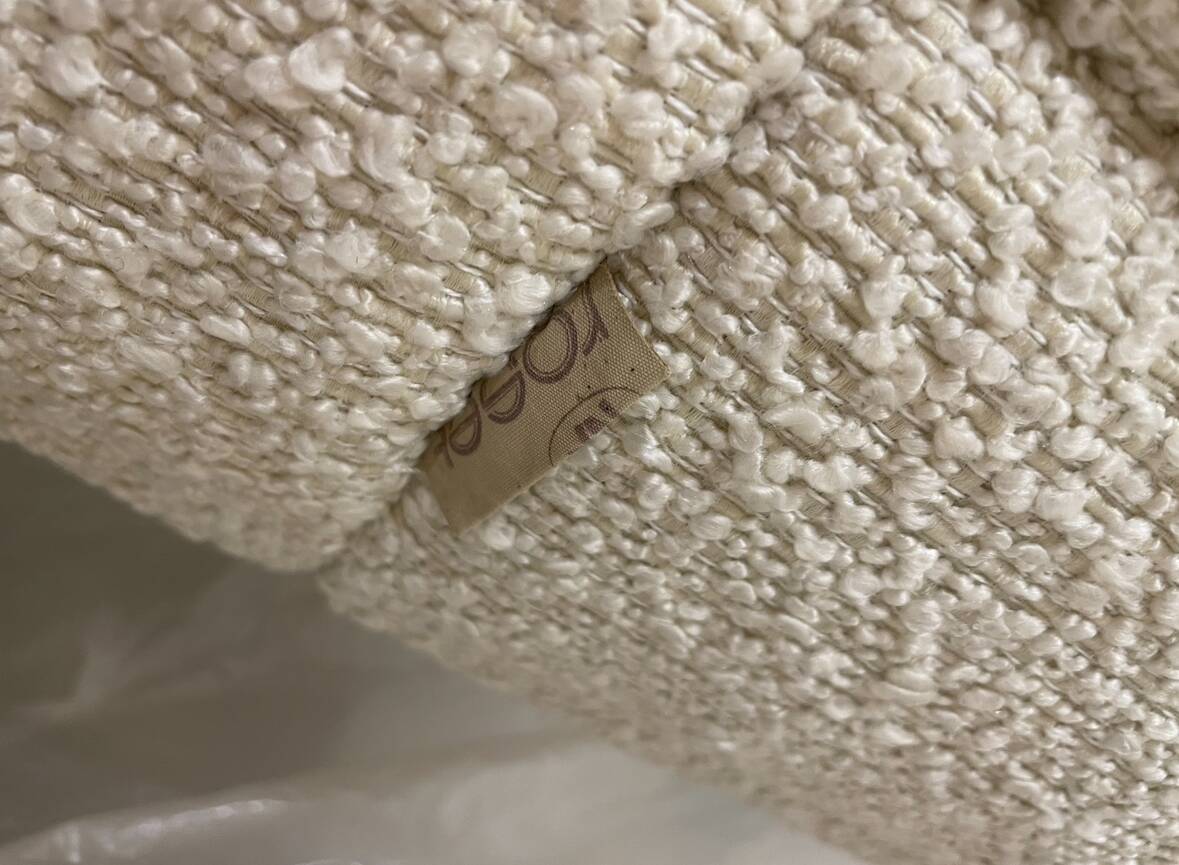 Togo Ligne Roset armchair by Michel Ducaroy in ecru bouclette