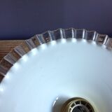 White opaline hanging lamp