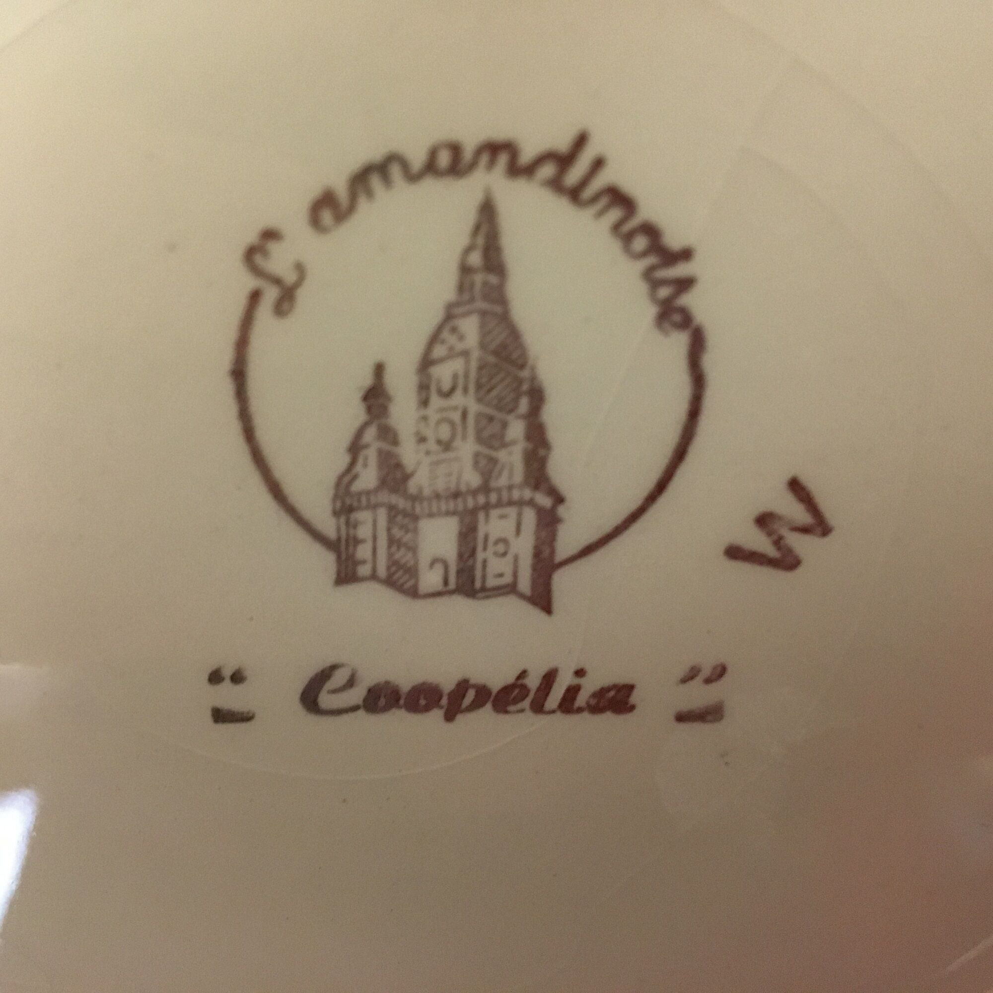 Dish "L'Amandinoise" Coopelia model