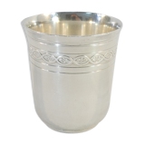 Timbale Christofle in silver metal model Villeroy