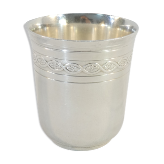 Timbale Christofle in silver metal model Villeroy