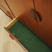 Teak highboard, Danish design, 1960s, made in Denmark
