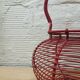 Vintage red egg basket