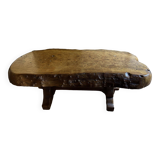 Elm burl coffee table