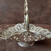 Small vintage metal basket