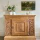 Antique carved oak sideboard