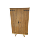 Bamboo rattan wardrobe AUDOUX MINET vintage design 50-60s