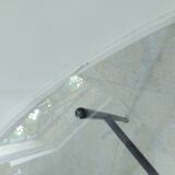 50's design glass coffee table
