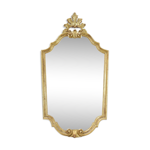 miroir en bois doré