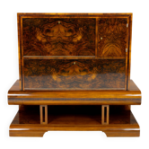Meuble bar Art Déco en noyer, Wilhelm Mosurski - années 30