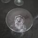 4 button-foot aperitif glasses model Rambouillet Christal d'Arques