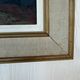 Vintage village landscape painting – Oil on canvas signed – 1960s-70s
