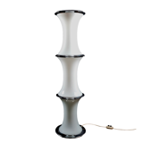 BAMBOO FLOOR LAMP IN MURANO GLASS, ENRICO TRONCONI VISTOSI- 1970s