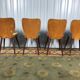Set de 4 chaises Baumann 1950 Max Bill