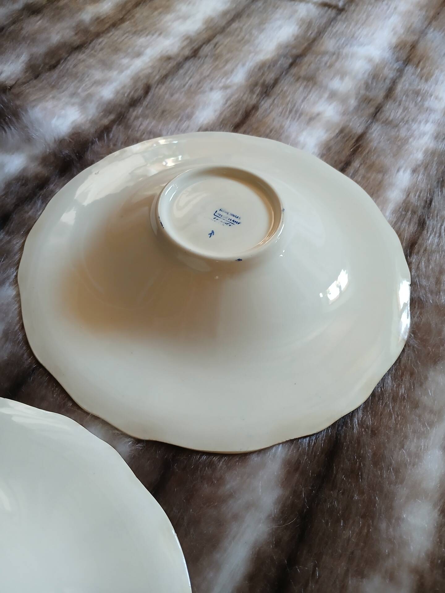 2 antique hollow dishes "Rouennais" from Longchamp