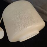 Lustre vintage verre texturé