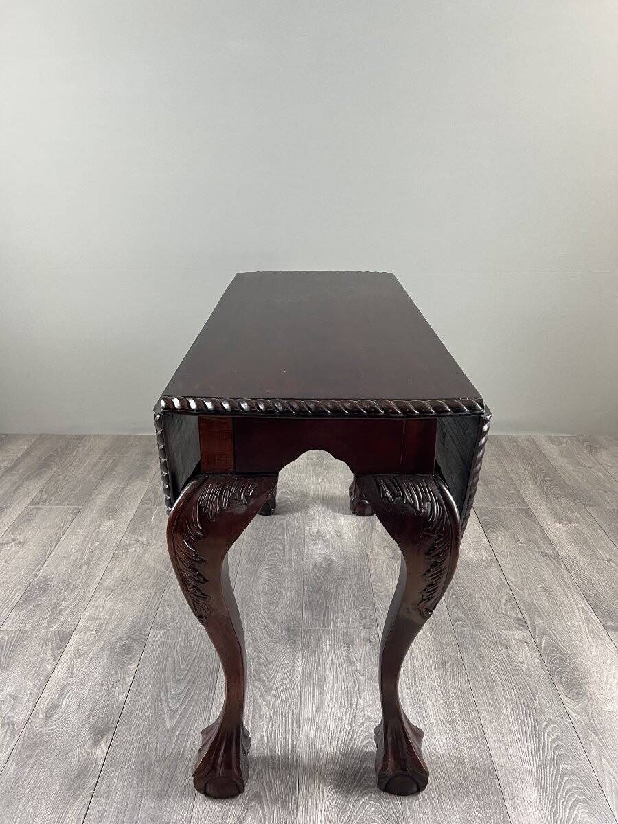 Mahogany drop-leaf table, 20th century